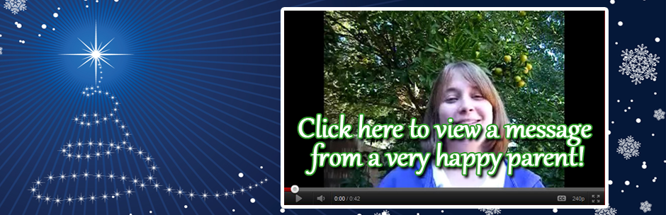 Special Message From Very Happy Parent
